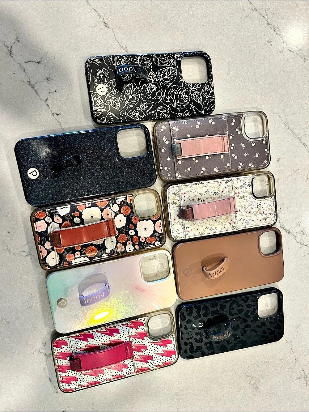 Lot of loopy and walli cases